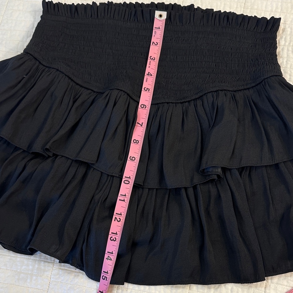 Ruffle Medium Skirt NWOT ee:some smocked waist Black coquettegirl Balletcore - Picture 7 of 8